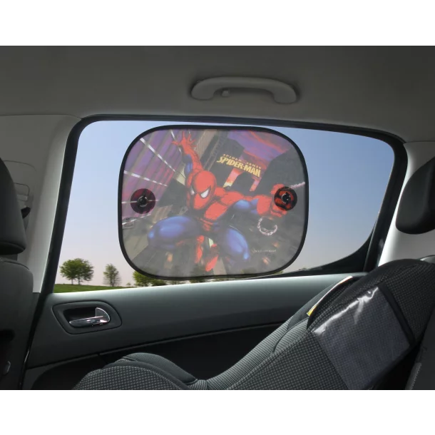 Parasolare laterale cu ventuze Marvel Comics 2buc - Spiderman