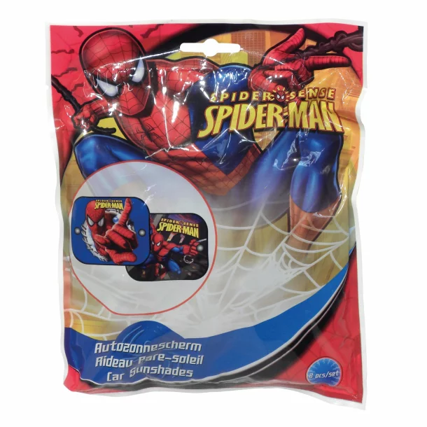 Parasolare laterale cu ventuze Marvel Comics 2buc - Spiderman