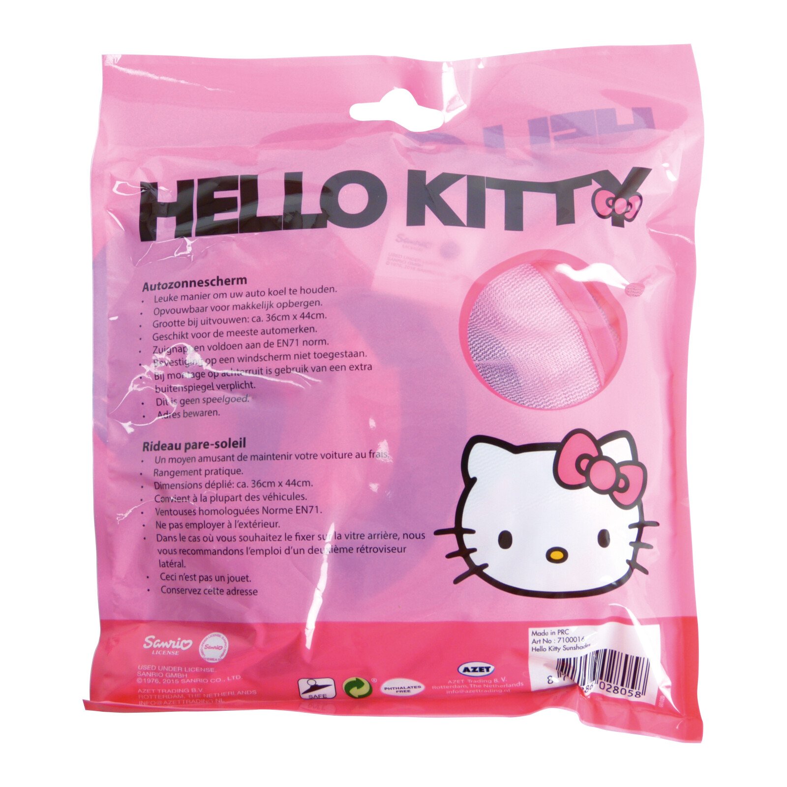 Sanrio oldalsó napellenzők tapadó korongokkal 2db - Hello Kitty 2 thumb