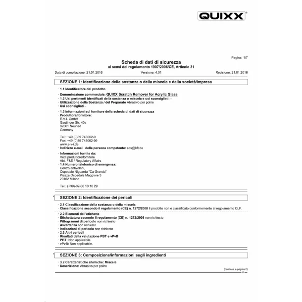 Quixx Aakril és plexiüveg polírozó paszta