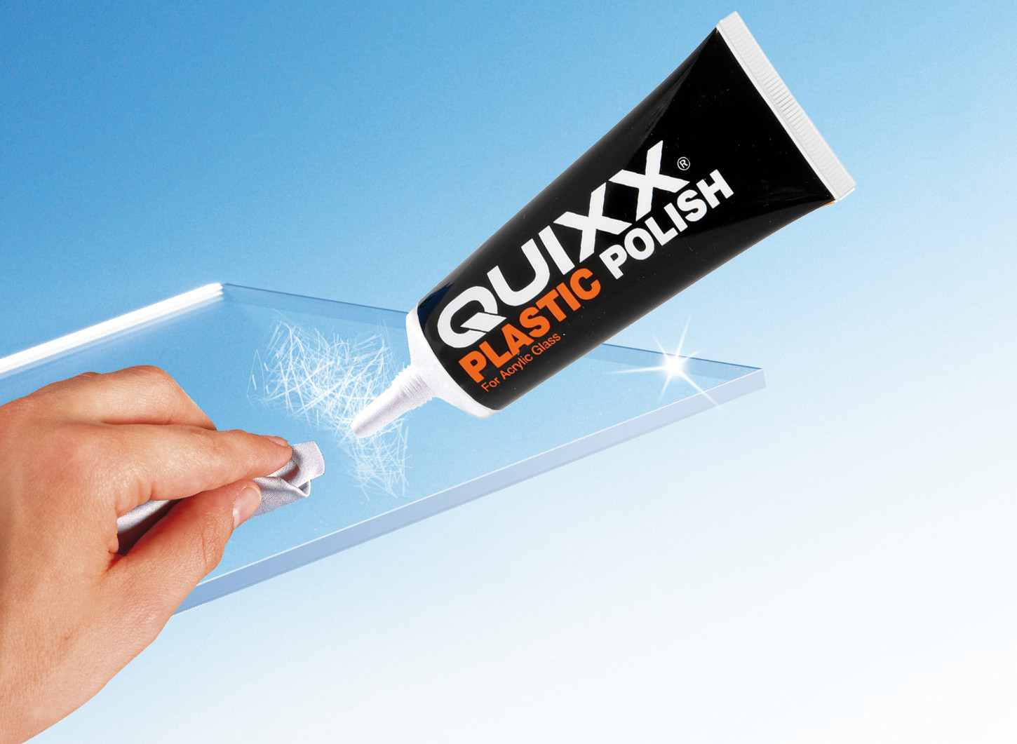 Pasta de lustruit suprafete acril plexi Quixx thumb