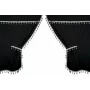 Premiere microfibre truck curtain set - Black