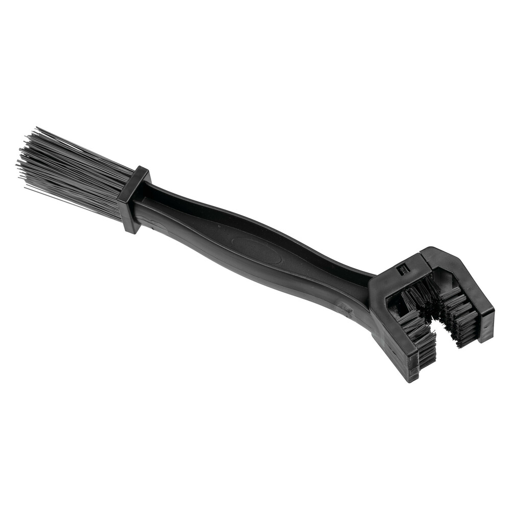 Bicycle and motorcycle chain cleaning brush thumb