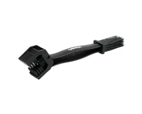 Bicycle and motorcycle chain cleaning brush