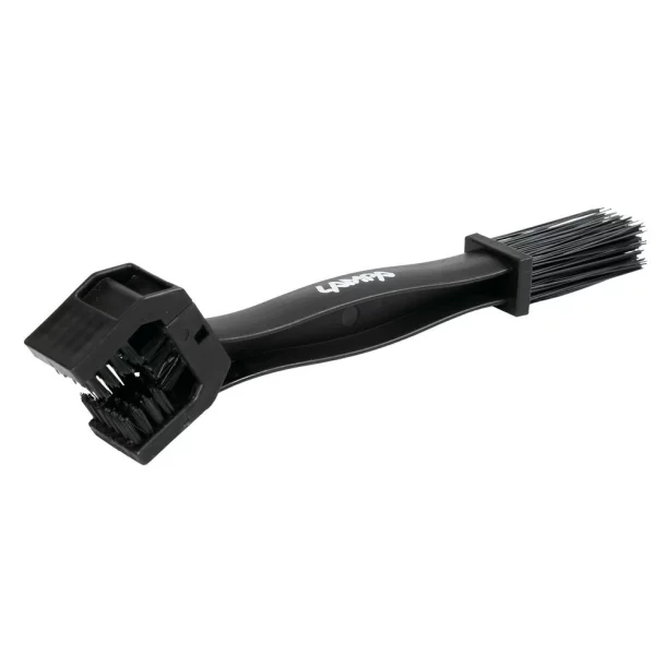Bicycle and motorcycle chain cleaning brush
