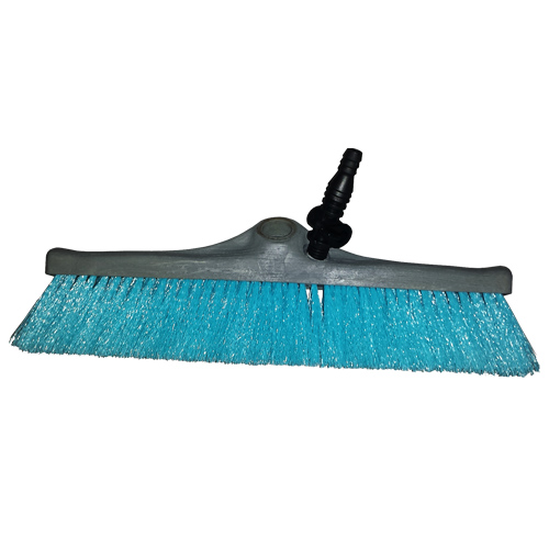 Washing brush with water connection without handle thumb