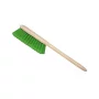 Car body wash brush with imitation wood handle, 46cm - Green