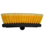 Washing brush with telescopic handle and connection to water De-Lux