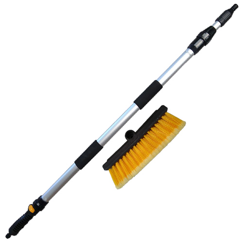 Washing brush with telescopic handle and connection to water De-Lux thumb