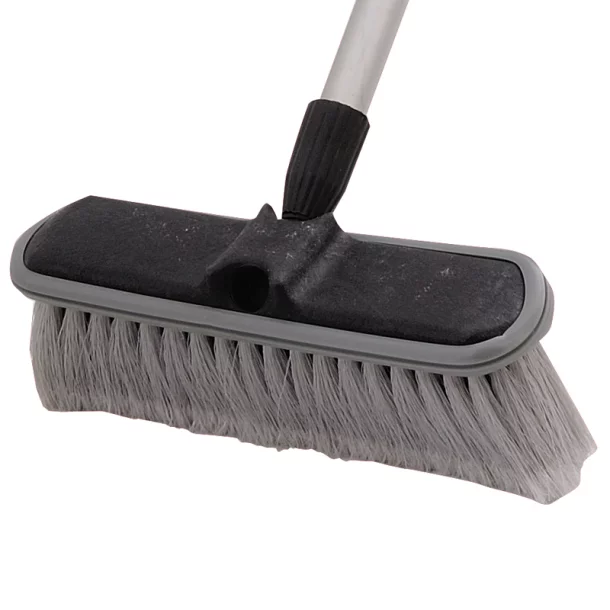 Washing brush with telescopic handle and connection to water Kamar