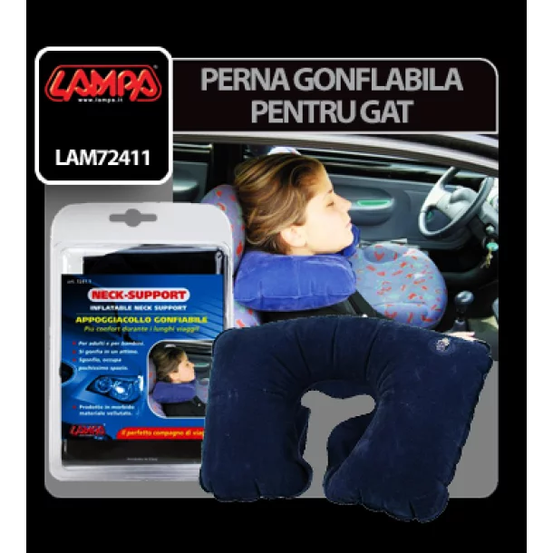 Perna gonflabila pentru gat Lampa