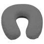 Neck memory pillow for child travel 29x28cm - Grey