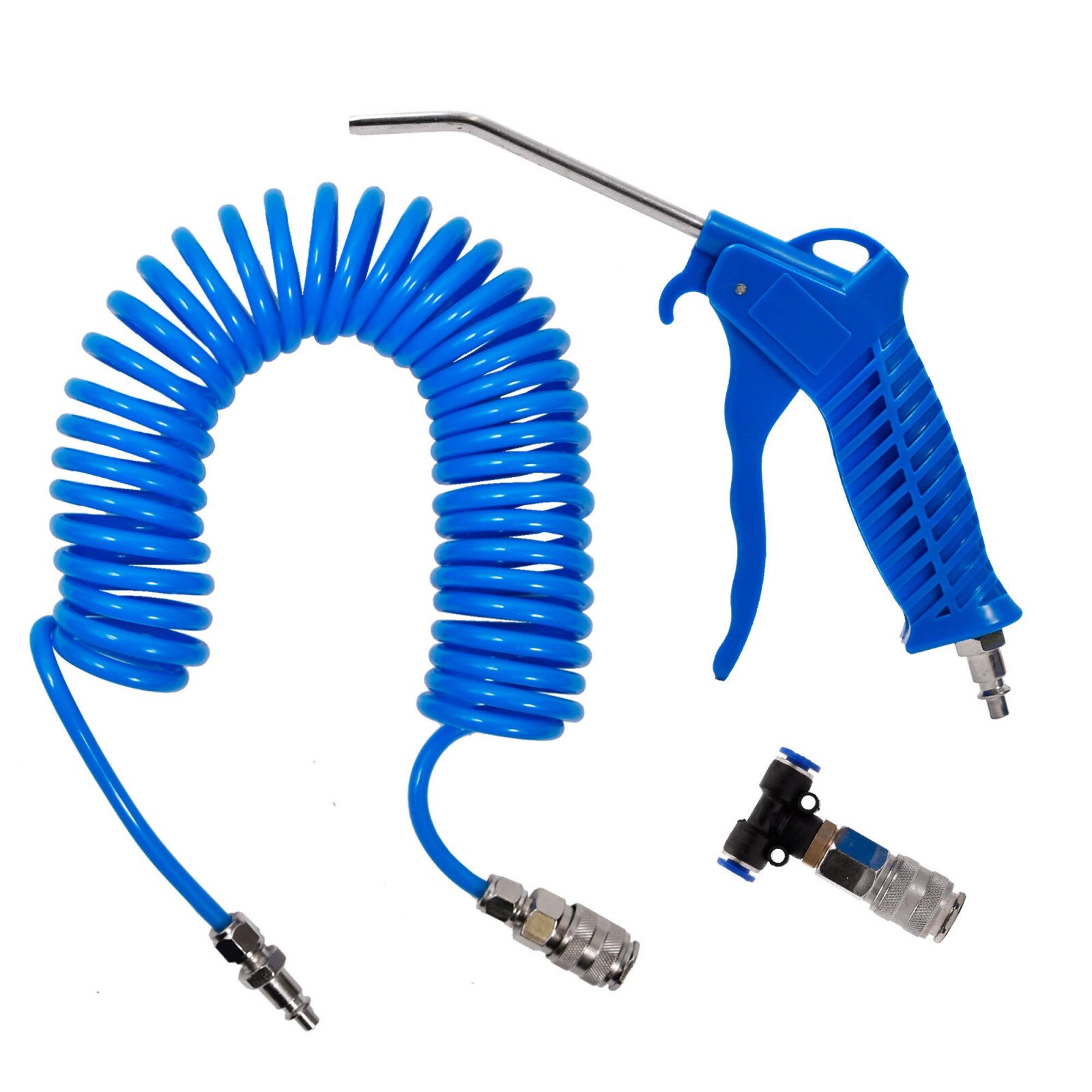 Air duster gun set, Ø6mm coil, Blue thumb