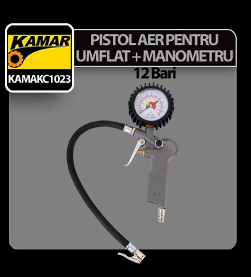 Kamar Air inflator gun with gauge thumb