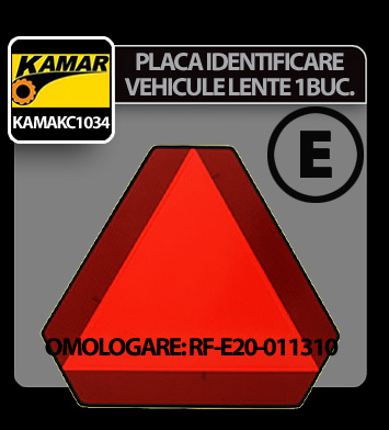Kamar Fényvisszaverő lemez (háromszög) lassú járműveknek 1db thumb