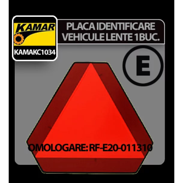 Kamar Slow vehicle reflective plate triangle 1pcs