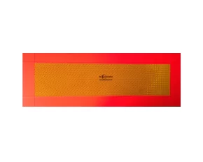 Kamar Reflective plates heavy-long vehicles (contour) 2pcs - Yellow/Orange