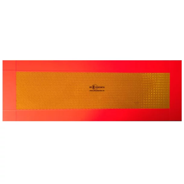 Kamar Reflective plates heavy-long vehicles (contour) 2pcs - Yellow/Orange