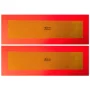 Kamar Reflective plates heavy-long vehicles (contour) 2pcs - Yellow/Orange