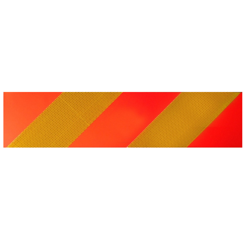 Kamar Fényvisszaverő lemez nehéz-hosszú járműveknek (csíkok) 2db - Sárga/Narancssárga thumb
