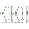 Placute frana fata BOSCH 0 986 495 233 - Honda Civic, Rover 45