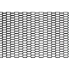 Plasa grila spoiler plastic Negru - Hexagon mic 8x18mm - 120x40cm