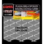 Plasa grila spoiler Racing Argintiu - Medium 6x12mm - 100X33cm
