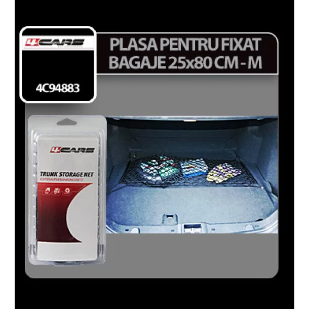 Plasa pentru fixat bagaje 25x80cm - M - 4Cars