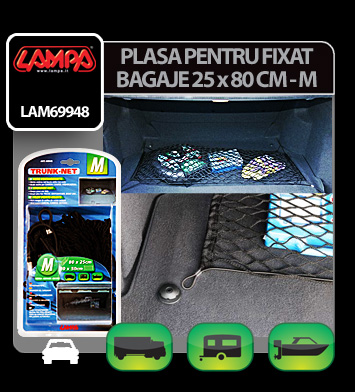Plasa pentru fixat bagaje 25x80cm - M - Lampa thumb