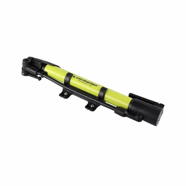 Pompa manuala pentru bicicleta, cu furtun si suport de fixare pe cadru, lungime 310mm, max 8Bari/120PSI-Resigilat,