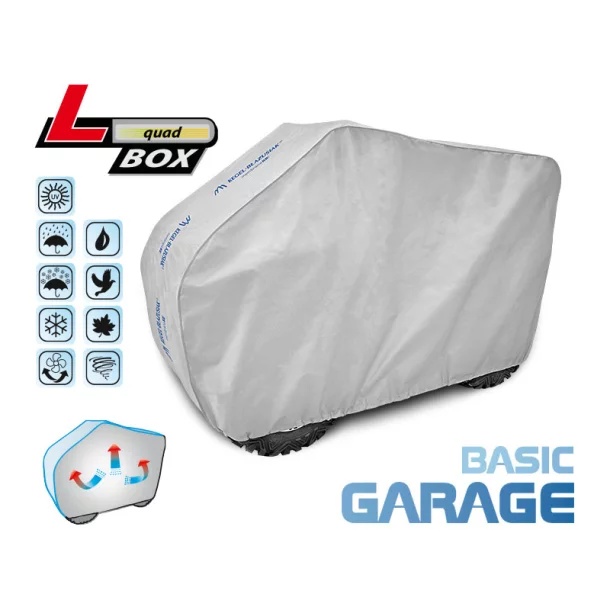 Basic Garage Quad ponyva - L - Box