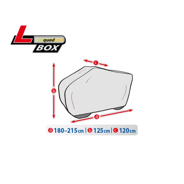 Basic Garage Quad cover - L - Box