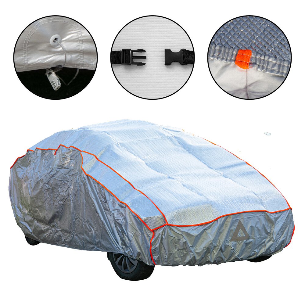Anti hail car cover cotton lining - 535x178x119cm - XL thumb