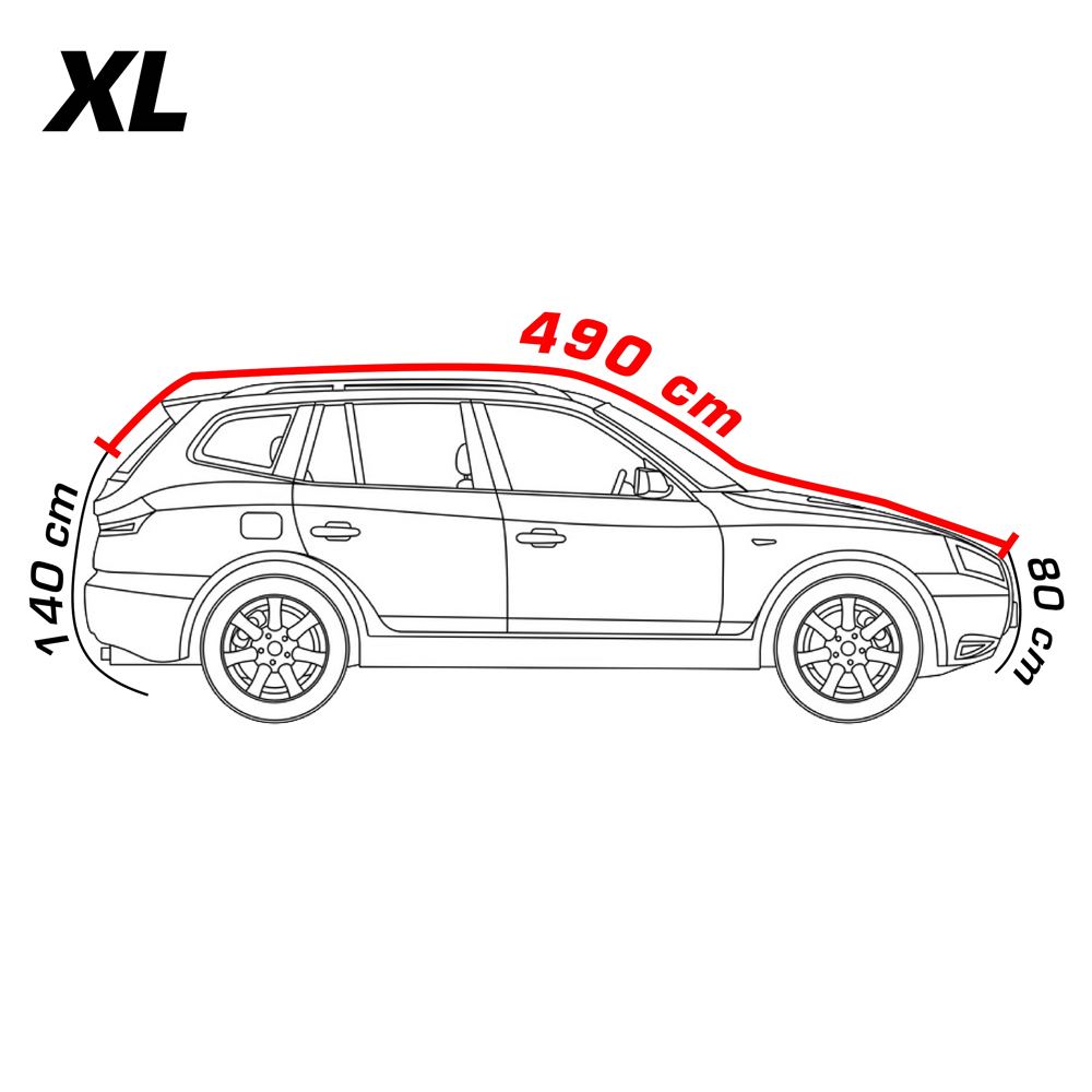 Jégeső elleni autótakaró ponyva - XL - SUV/Off-Road thumb