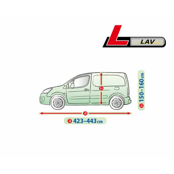 Mobile Garage full car cover size - L - LAV