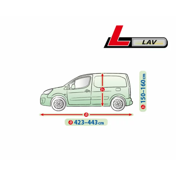 Prelata auto completa Mobile Garage - L - LAV