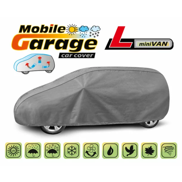 Mobile Garage komplet autótakaró ponyva - L - Mini VAN