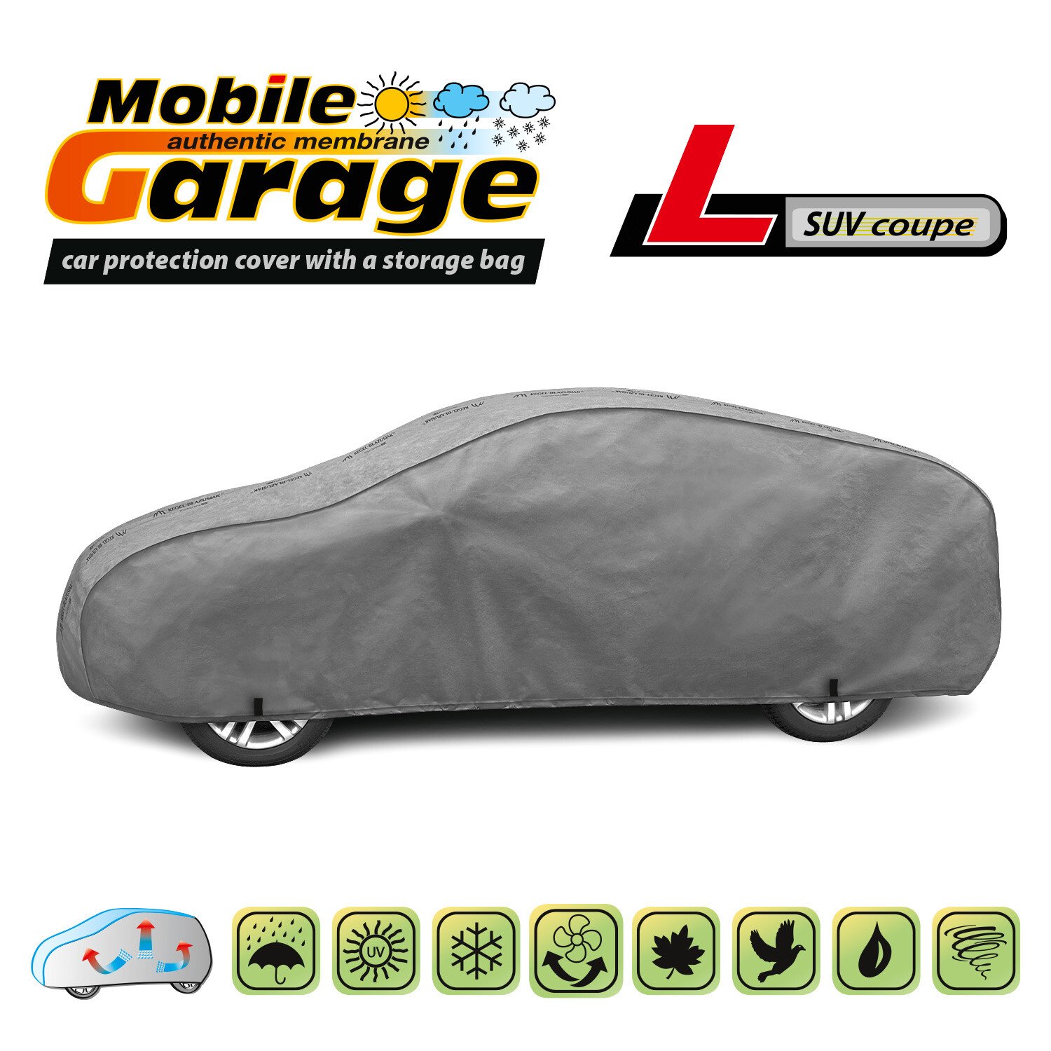 Mobile Garage komplet autótakaró ponyva - L SUV - Coupe thumb