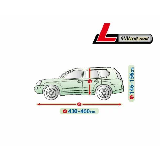 Mobile Garage full car cover size - L - SUV/Off-Road - Cridem