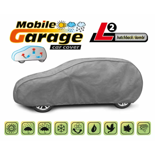 Mobile Garage komplet autótakaró ponyva - L2 - Hatchback/Kombi