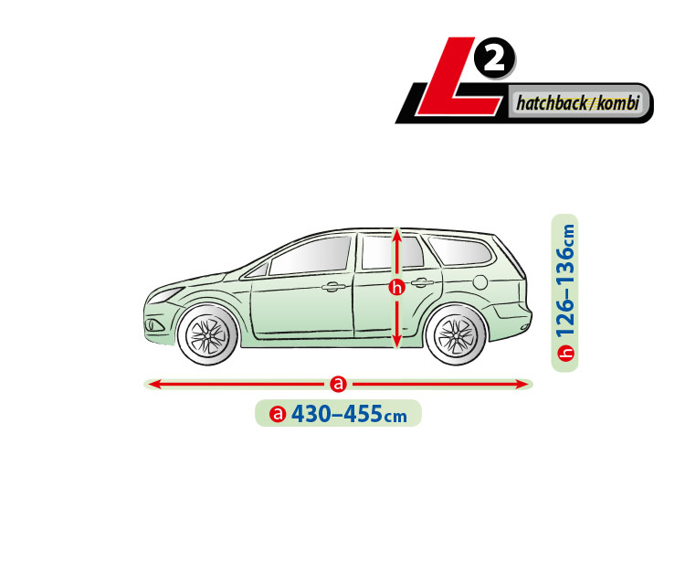 Mobile Garage komplet autótakaró ponyva - L2 - Hatchback/Kombi thumb