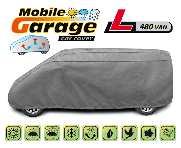 Mobile Garage komplet autótakaró ponyva - L480 - VAN thumb