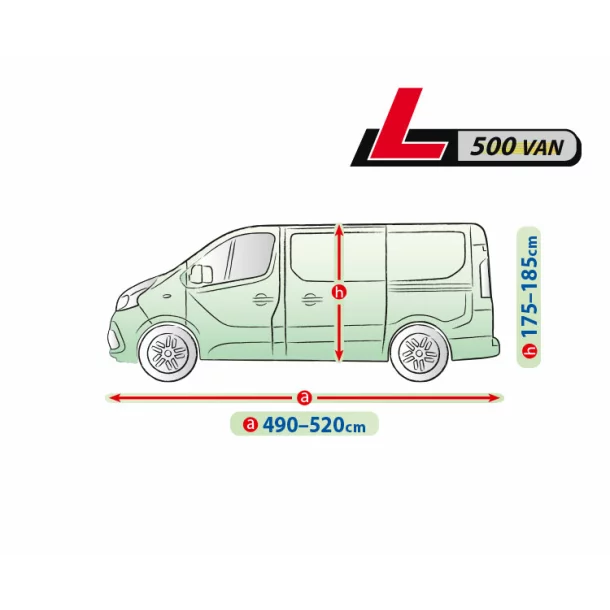 Prelata auto completa Mobile Garage - L500 - VAN