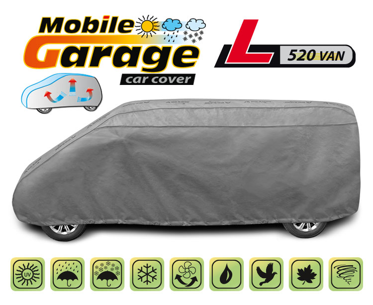Mobile Garage komplet autótakaró ponyva - L520 - VAN thumb