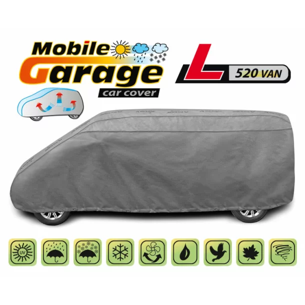 Mobile Garage komplet autótakaró ponyva - L520 - VAN