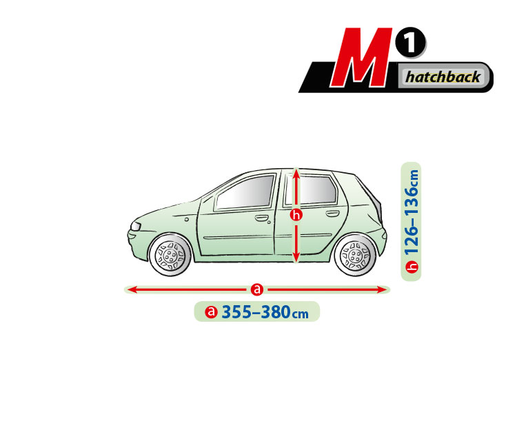 Mobile Garage komplet autótakaró ponyva - M1 - Hatchback thumb