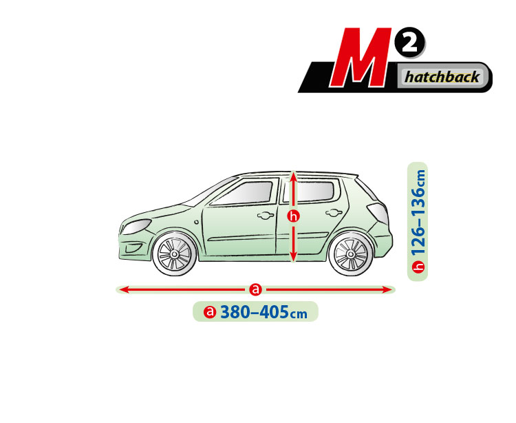 Mobile Garage komplet autótakaró ponyva - M2 - Hatchback thumb