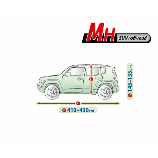 Mobile Garage komplet autótakaró ponyva - MH - SUV/Off-Road