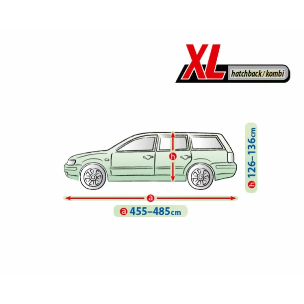 Mobile Garage komplet autótakaró ponyva - XL - Hatchback/Kombi