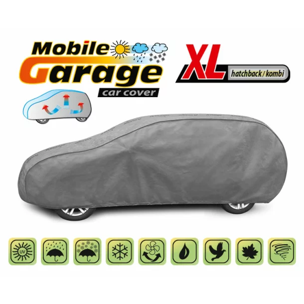 Mobile Garage komplet autótakaró ponyva - XL - Hatchback/Kombi
